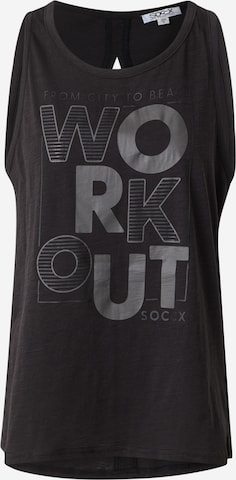 Soccx Toppi värissä musta: etupuoli