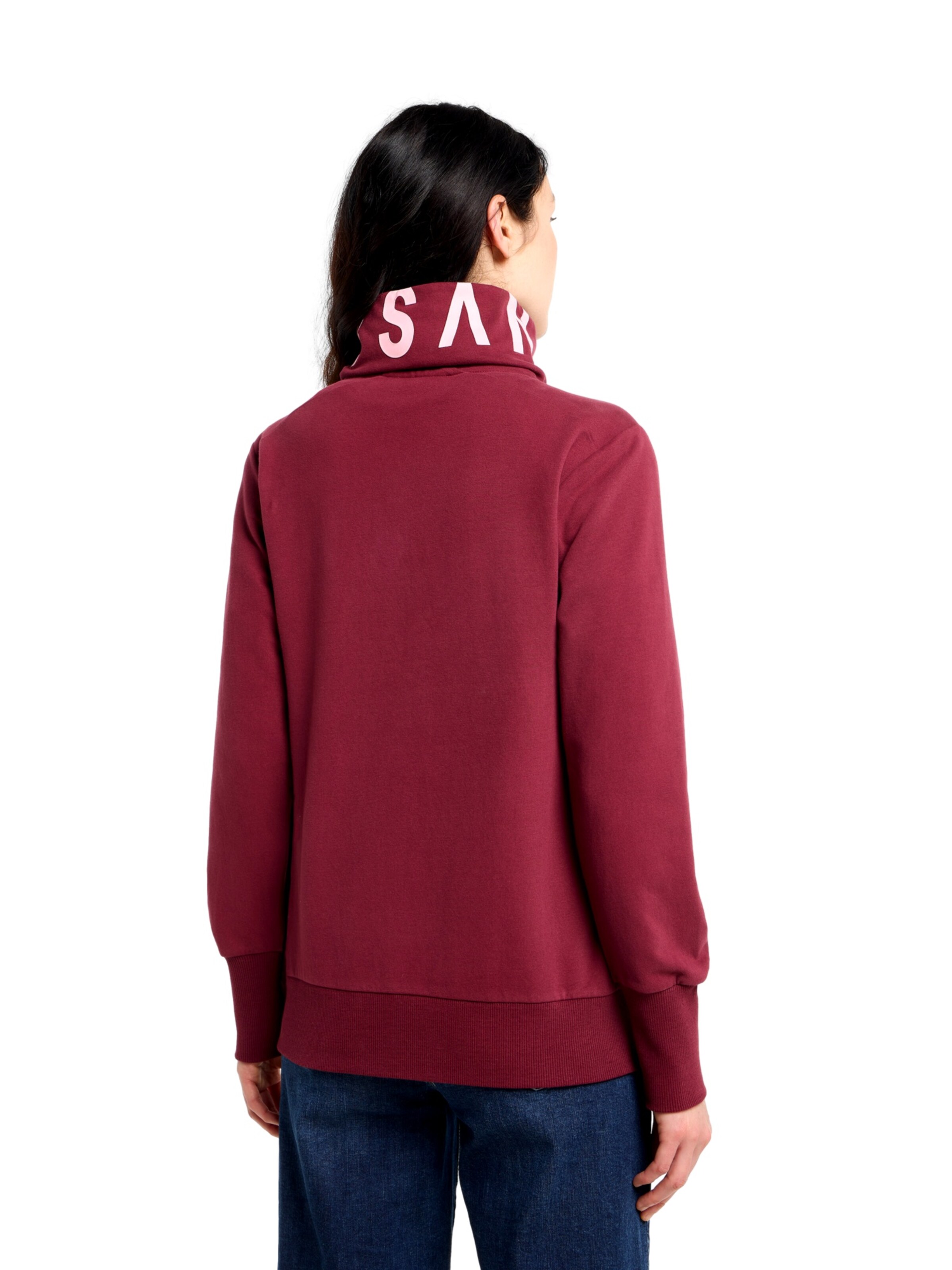 Veste de survêtement 'Alvis' Elbsand en rouge