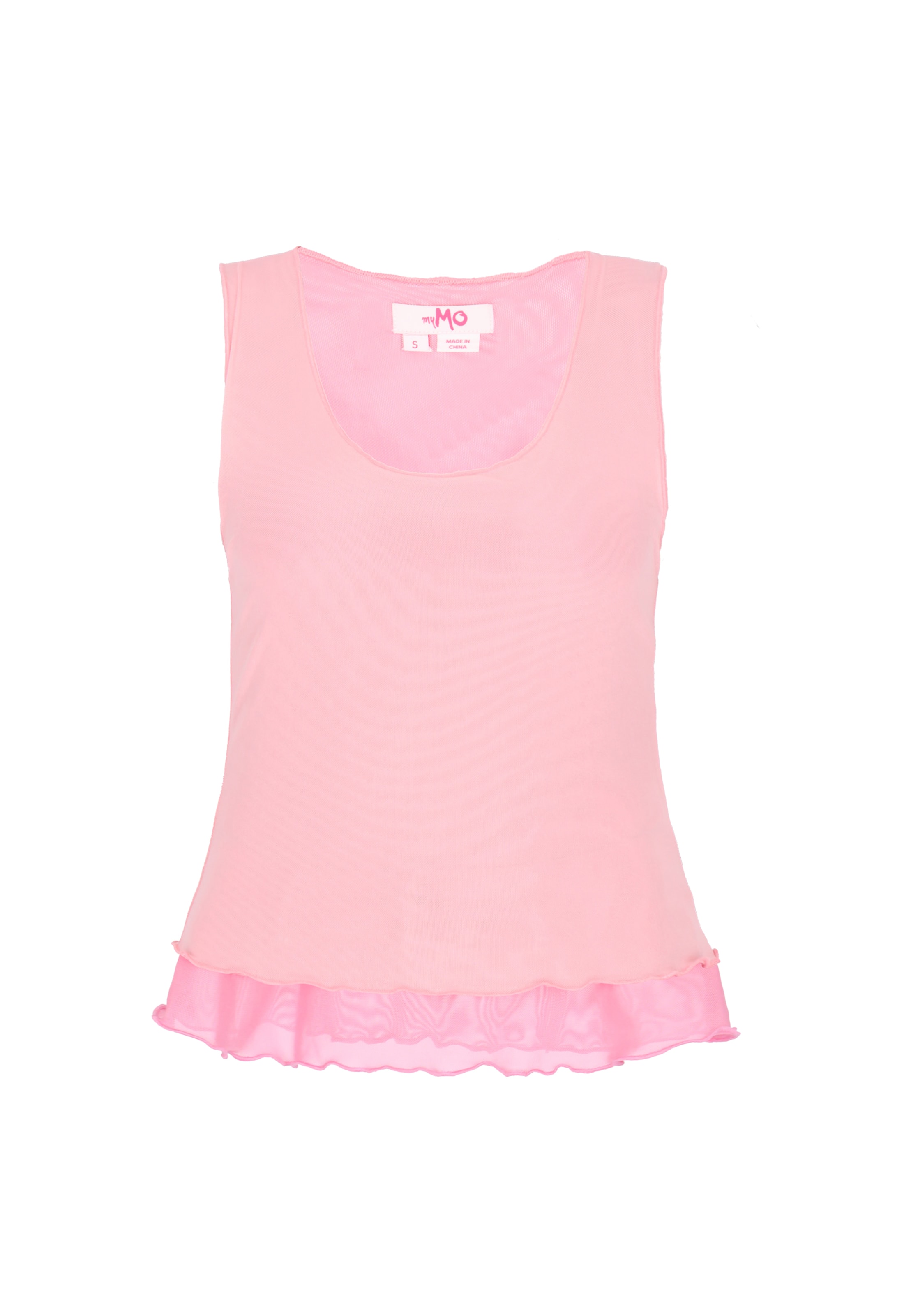 MYMO - Top en rosa: frente