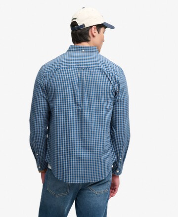 Superdry & Co Comfort fit Overhemd in Blauw