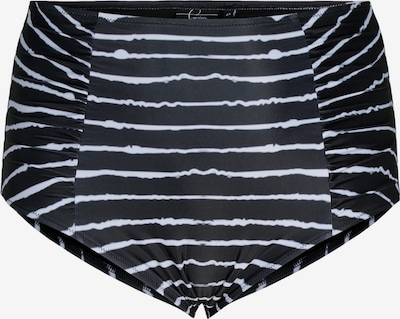 Swim by Zizzi Bas de bikini 'Stania' en noir / blanc, Vue avec produit