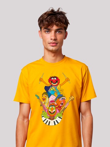 T-Shirt 'Disney Muppets Dr. Teeth and The Electric Mayhem' F4NT4STIC en jaune