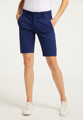 Coupe slim Pantalon DreiMaster Maritim en bleu : devant