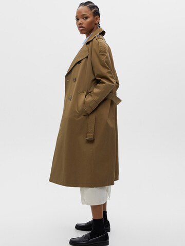 Pull&Bear Between-seasons coat in Brown