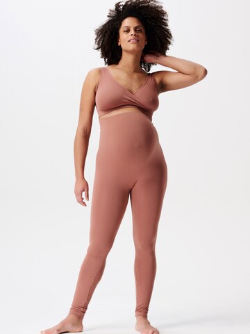 Skinny Leggings 'Reva' Noppies en rose : devant