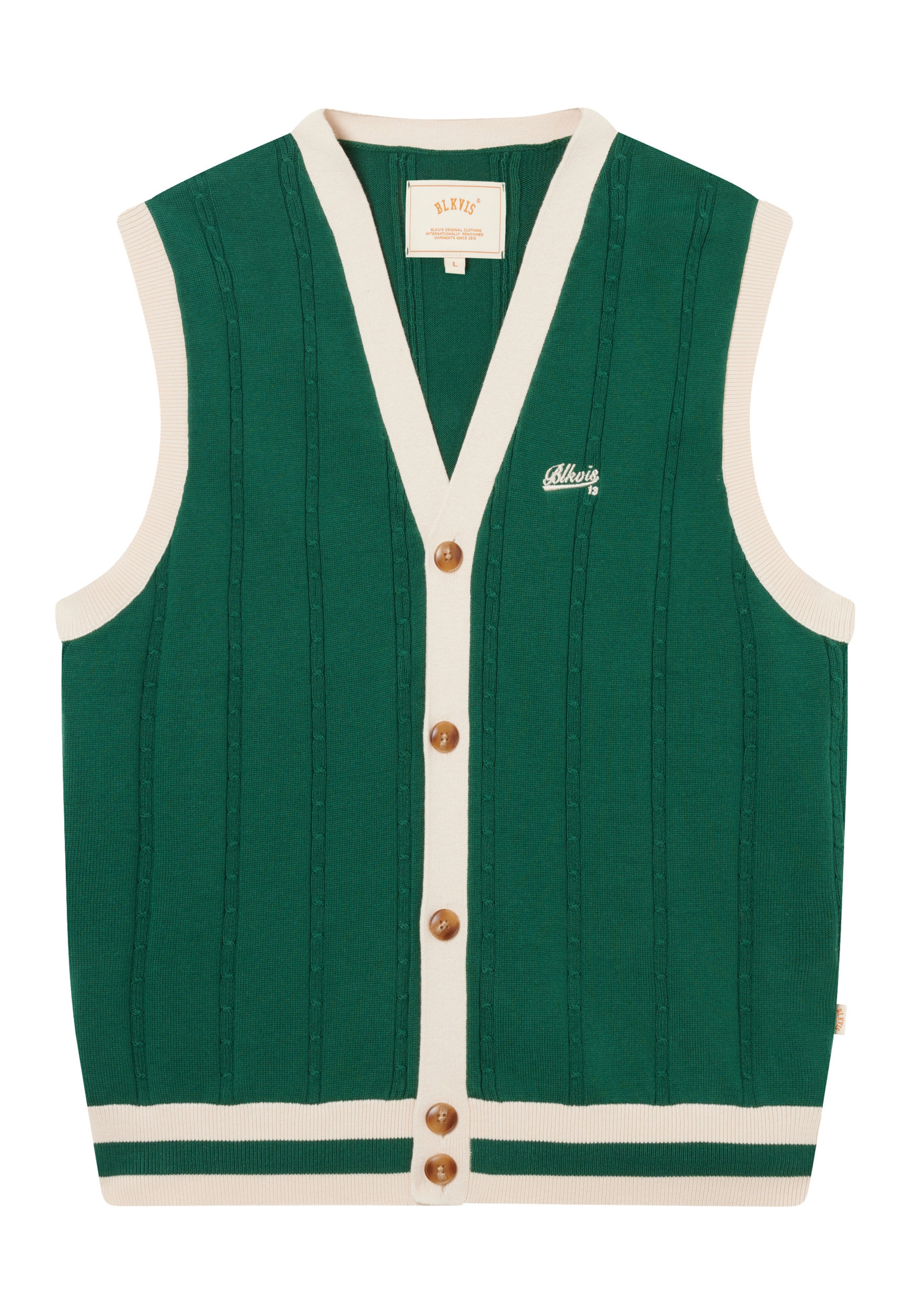 Giacchetta BLKVIS di colore beige / verde, Visualizzazione prodotti