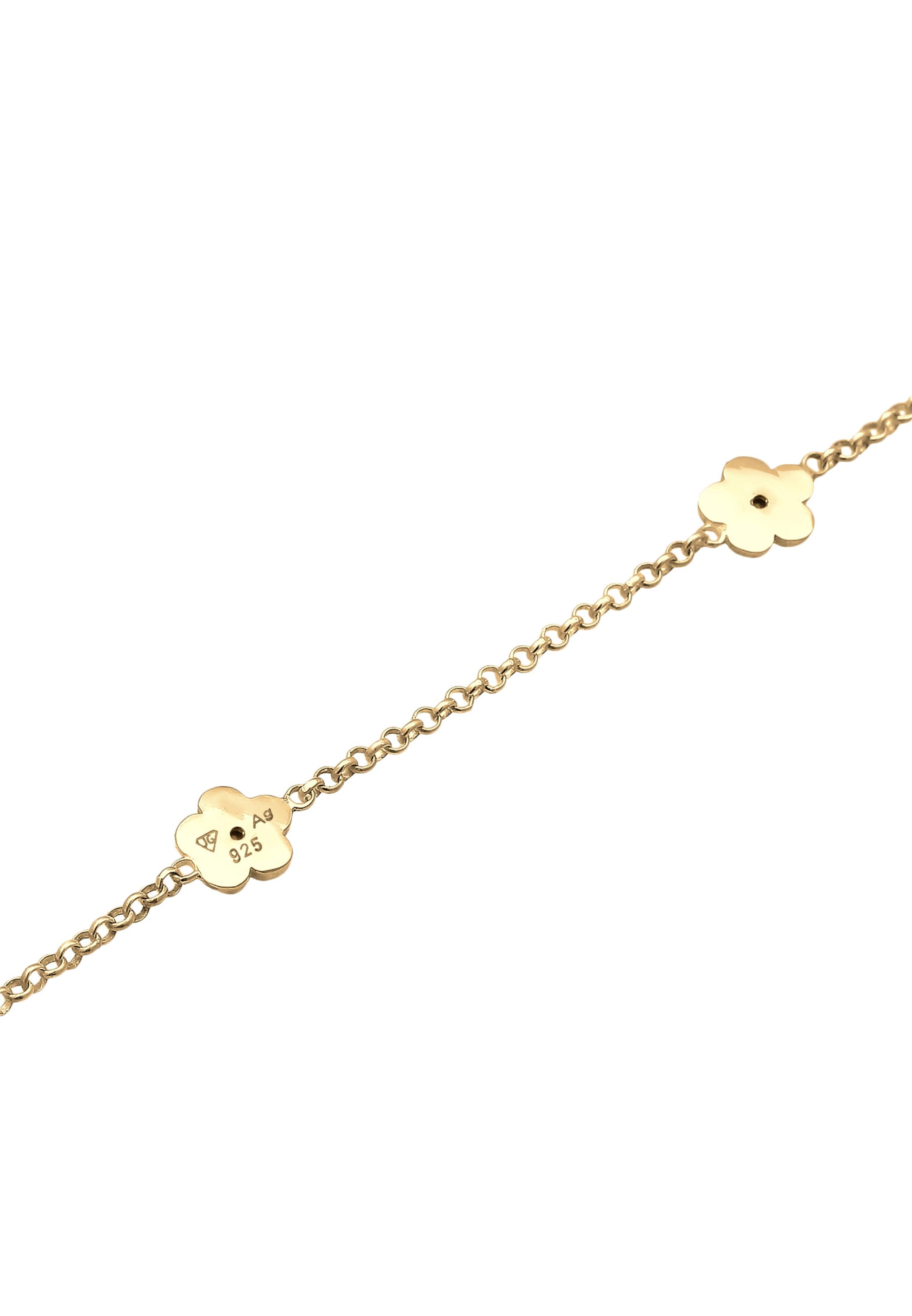 ELLI Armband ' Blume' in Gold