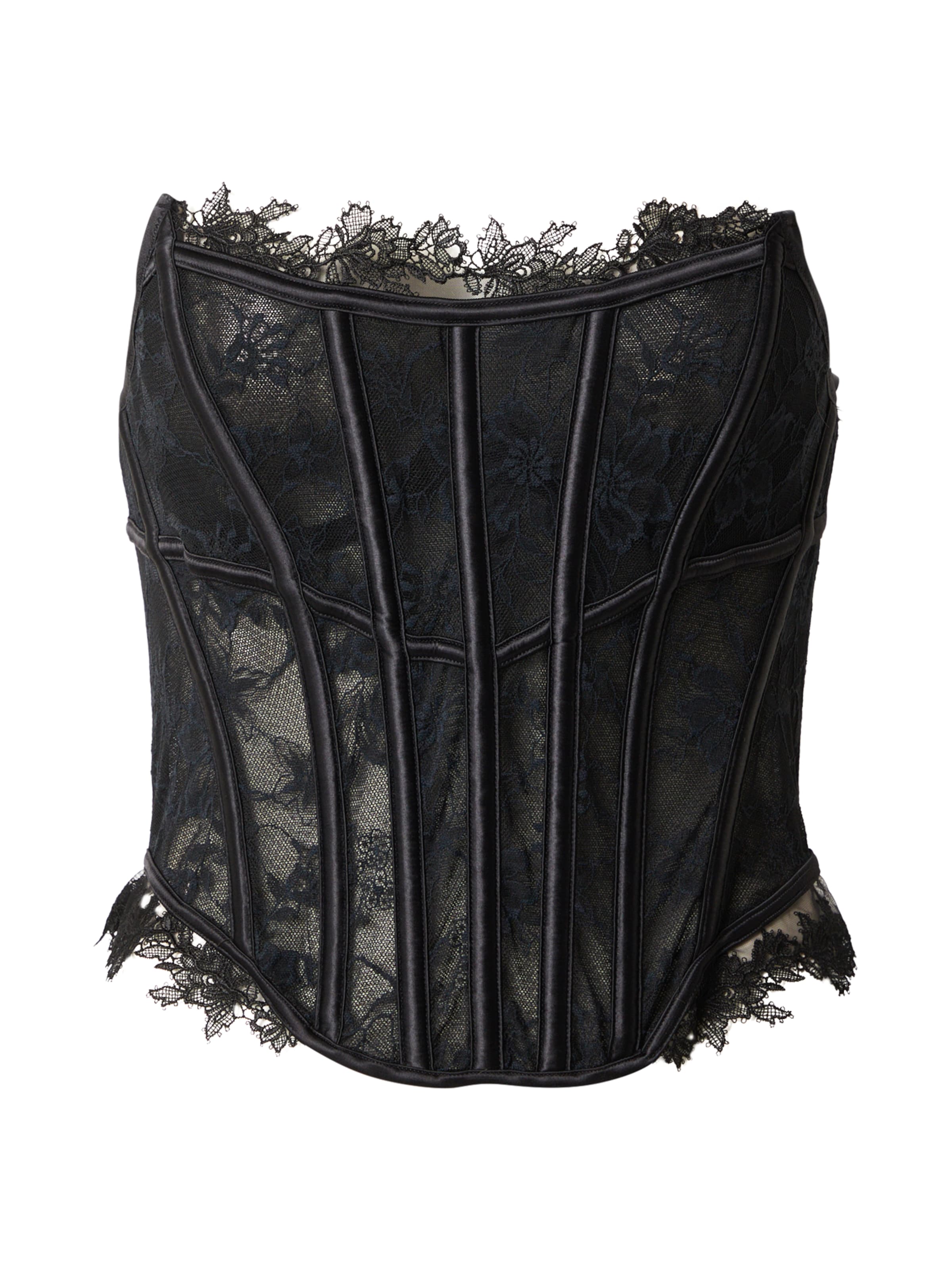 Hunkemöller Corsage 'Julia' in Schwarz: Vorderseite