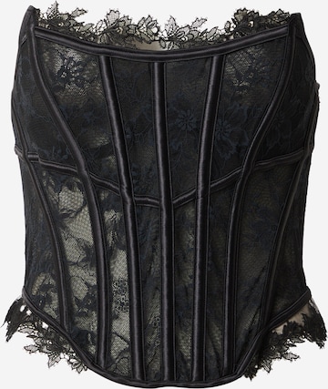 HunkemöllerKorzet 'Julia' - crna boja: prednji dio