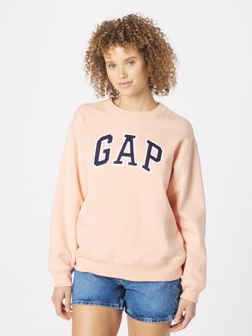 GAP Sweatshirt 'HERITAGE' in Orange: front