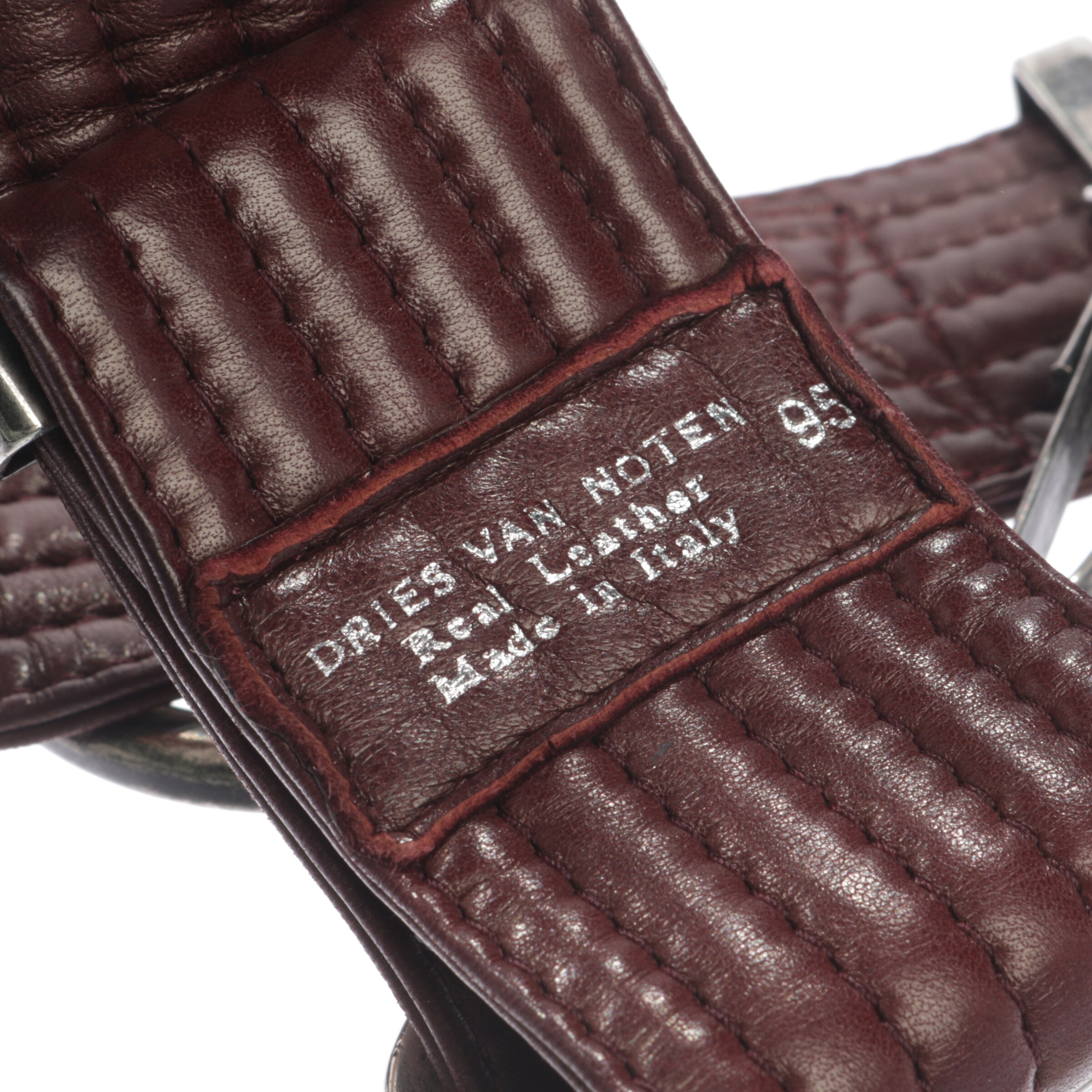 Dries Van Noten Gürtel L in Braun