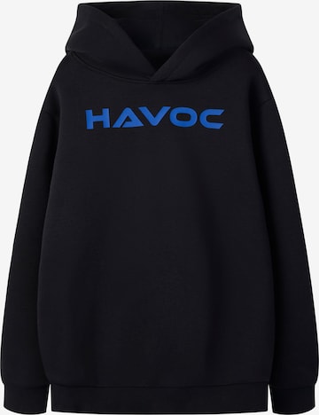 NAME ITSweater majica 'NKMLAVIC' - crna boja: prednji dio