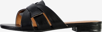 The Divine Factory Mules in Black: front
