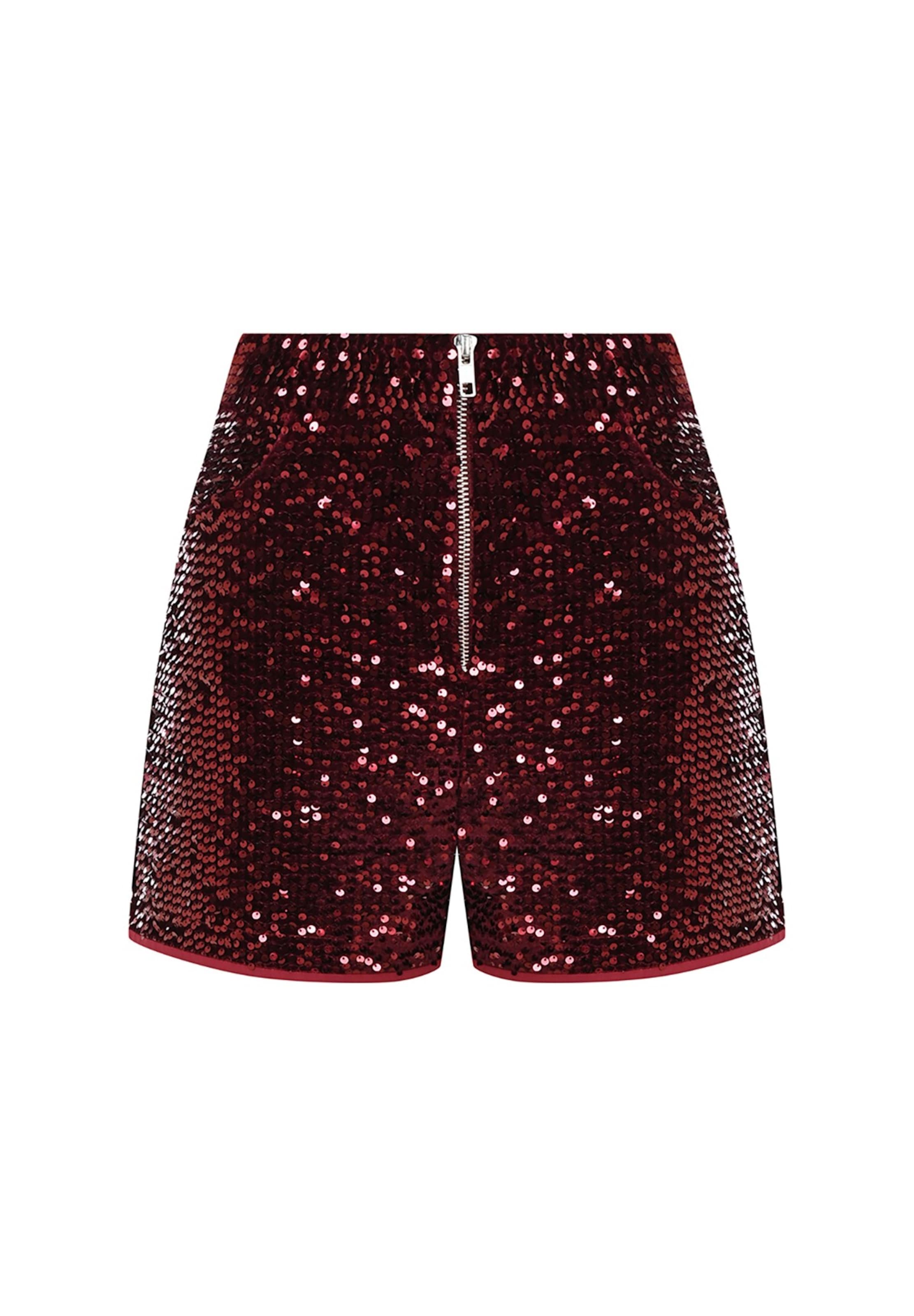 FRESHLIONS Shorts 'Yara' in Rot: Vorderseite