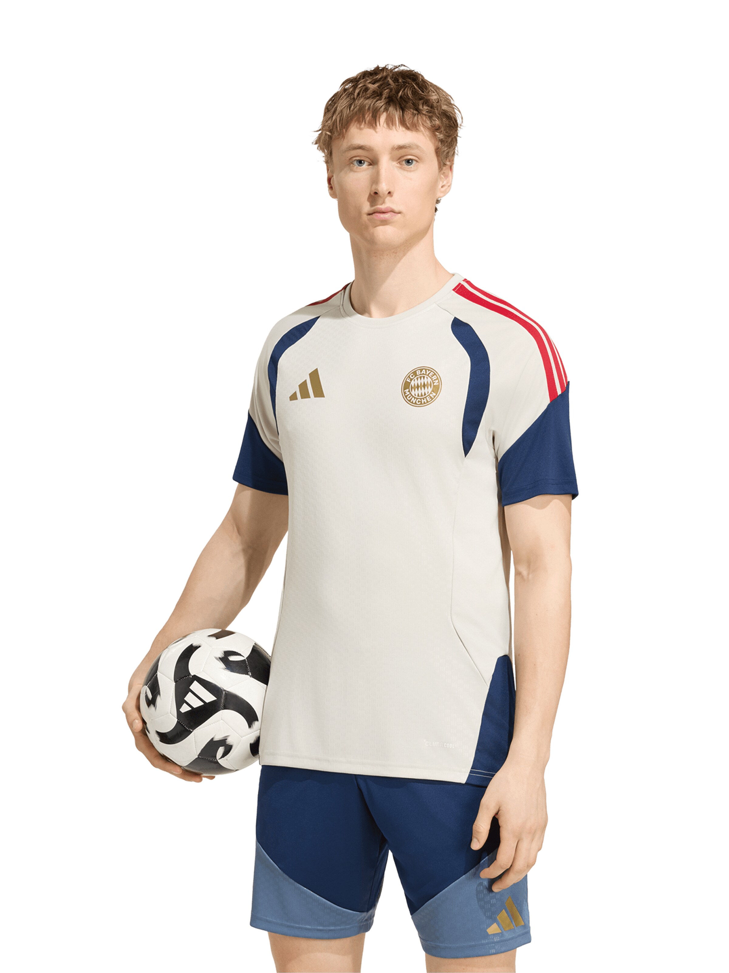 ADIDAS PERFORMANCE Shirt in White: front
