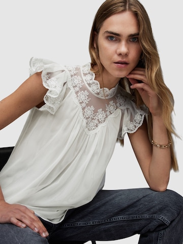 AllSaints - Blusa 'AZURA' en blanco