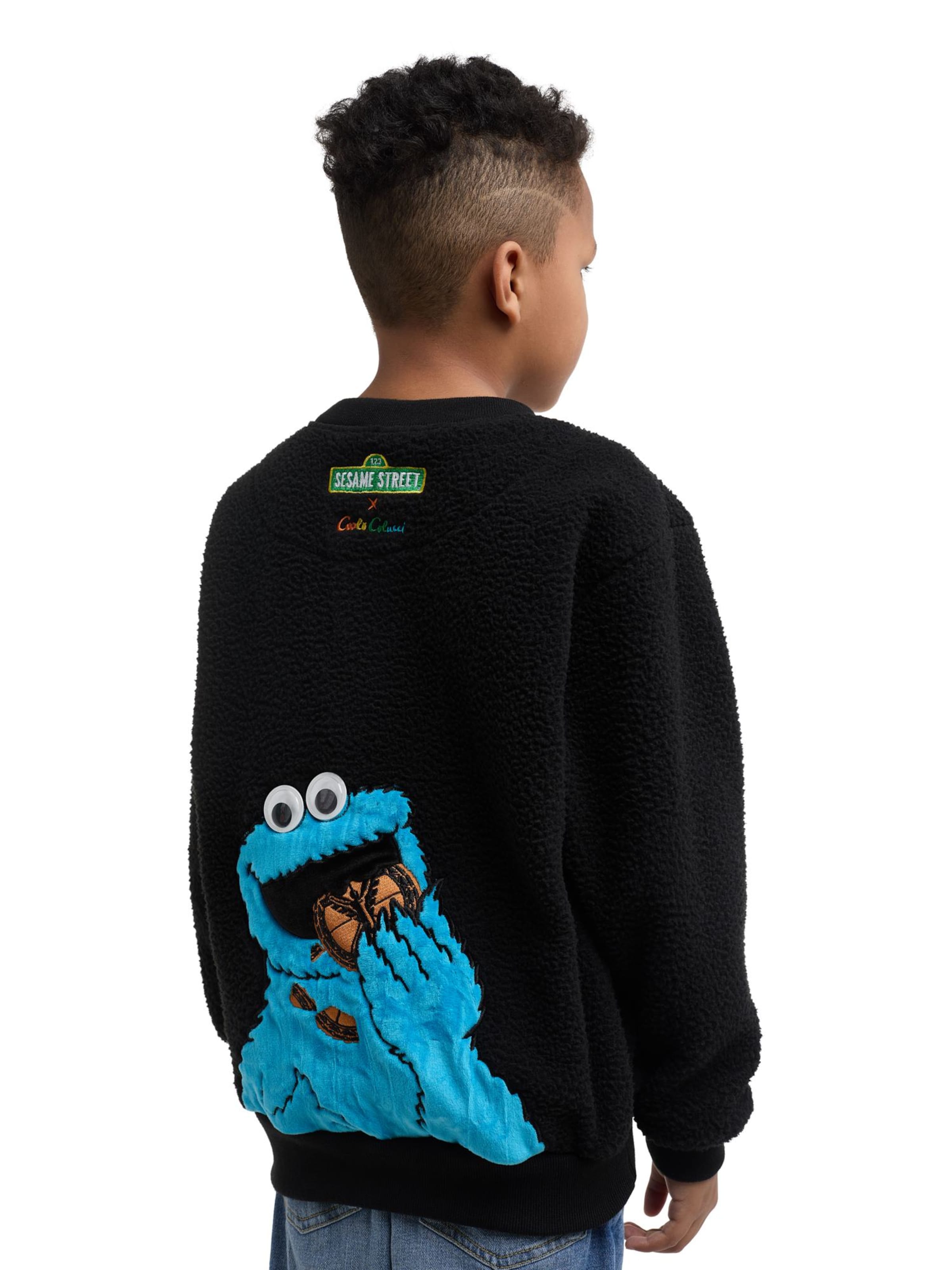 Carlo Colucci Trui 'Decker' in Zwart