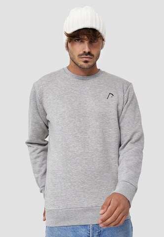 Mikon Sweatshirt in Grey: front
