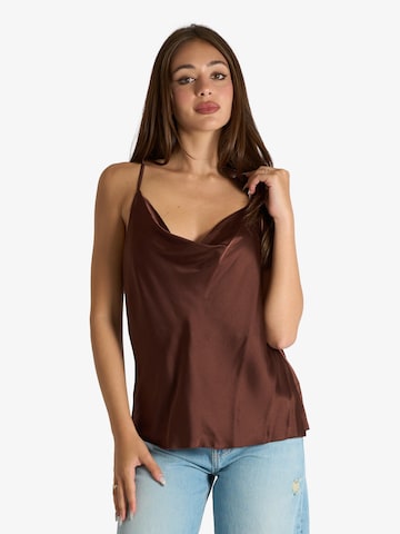 Dixie Top in Braun: Vorderseite