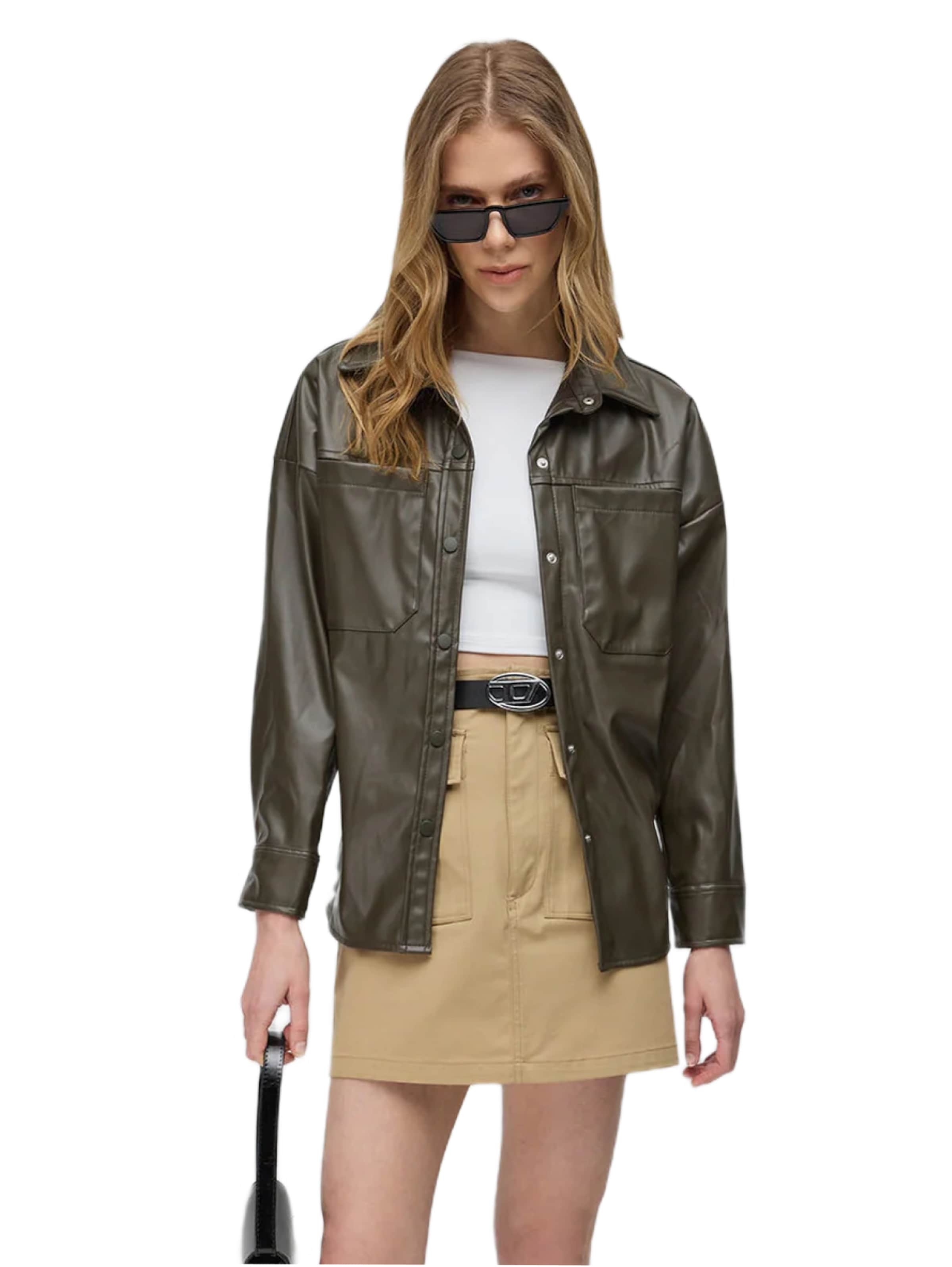 No Matter What Blouse in Groen: voorkant