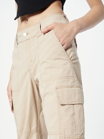 Wide Leg Pantalon cargo HOLLISTER en beige