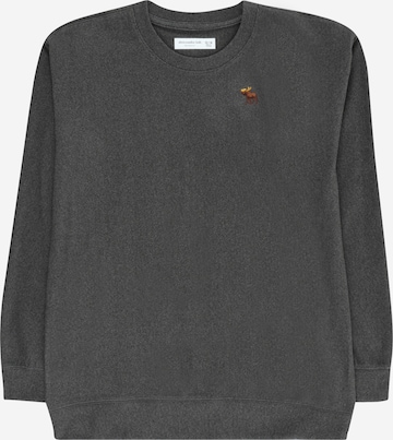 pelēks Abercrombie & Fitch Sportisks džemperis: no priekšpuses