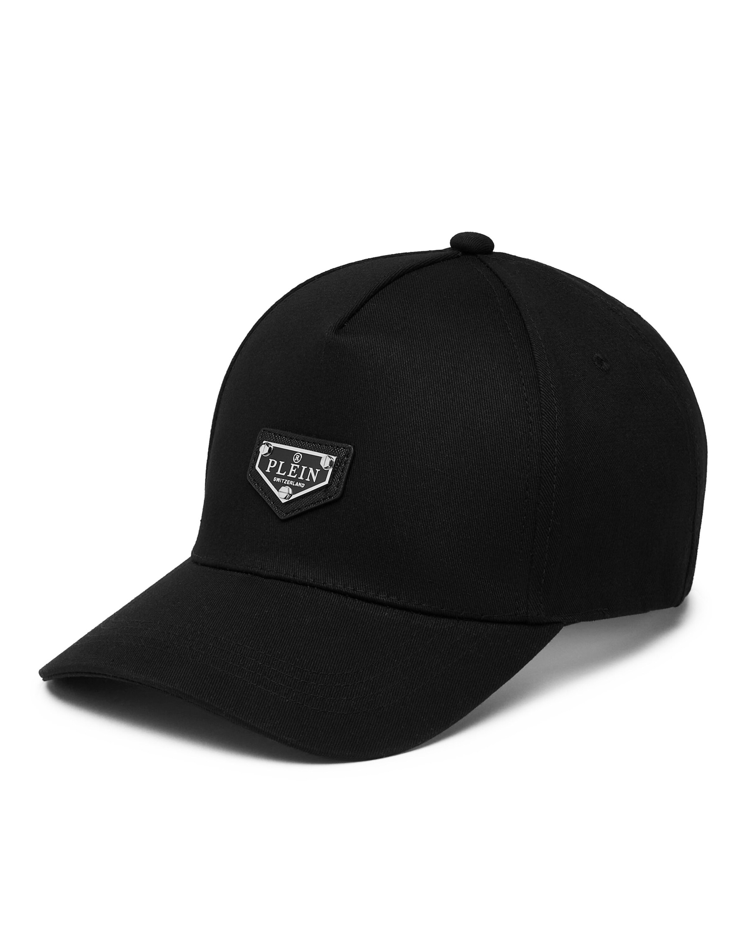 Philipp Plein Cap in Black: front