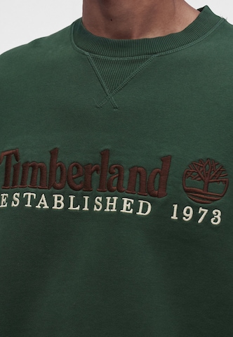 TIMBERLAND Mikina 'ESTABLISHED 1973' – zelená