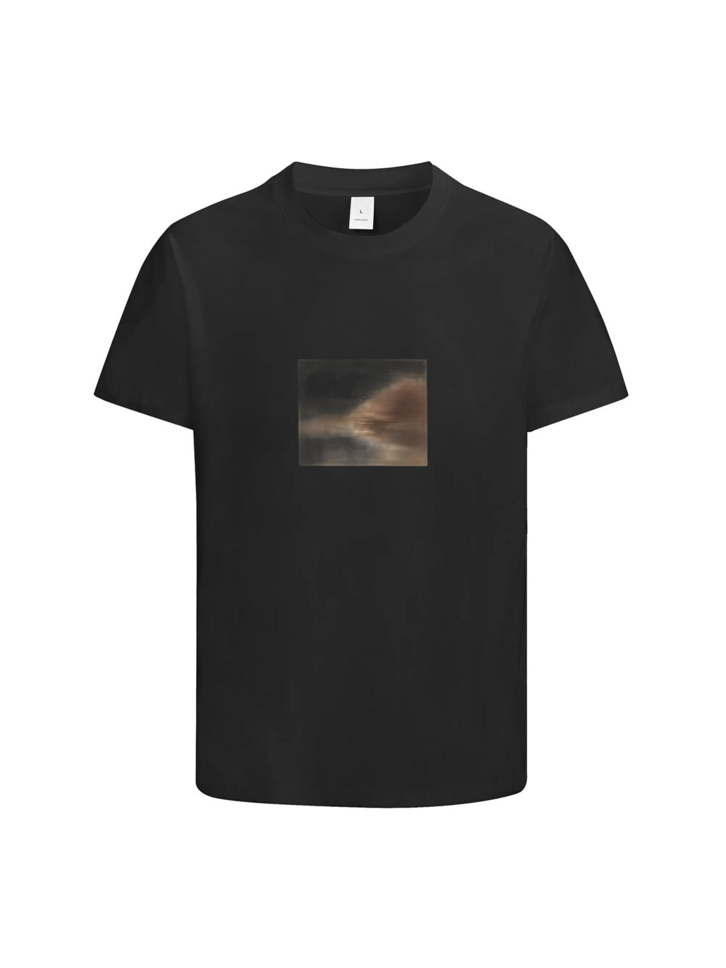 HUSKSWARE Shirt 'T-Shirt mit Motivprint' in Black: front