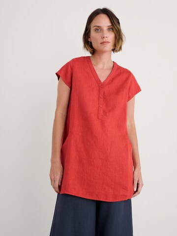 Seasalt Cornwall Tuniek 'Little Croft' in Oranje: voorkant