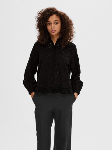 SELECTED FEMME Bluse 'Tatiana' i sort: forside