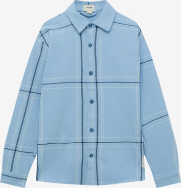 Coupe regular Chemise Pull&Bear en bleu : devant