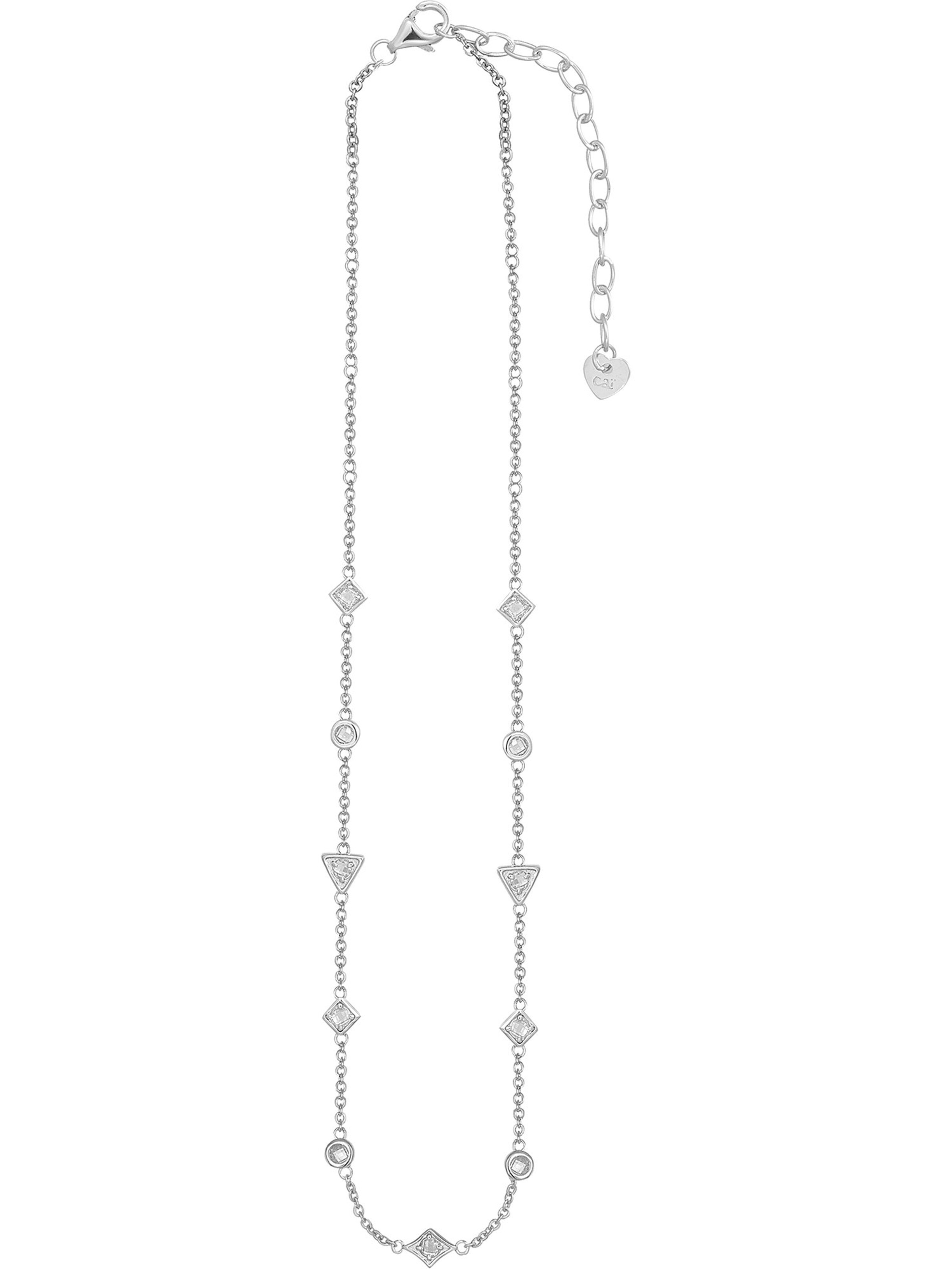 Chaîne caï en argent : devant