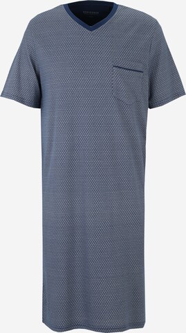 SCHIESSER Pyžamo krátké – modrá: přední strana