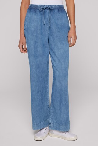 Soccx Loose fit Jeans in Blue: front