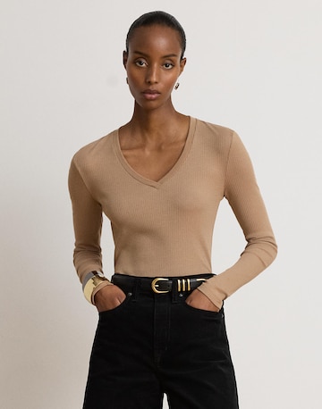 Lauren Ralph Lauren - Camiseta en beige: frente
