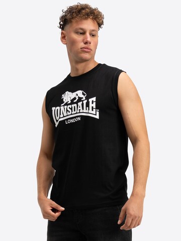 LONSDALE Футболка в Черный
