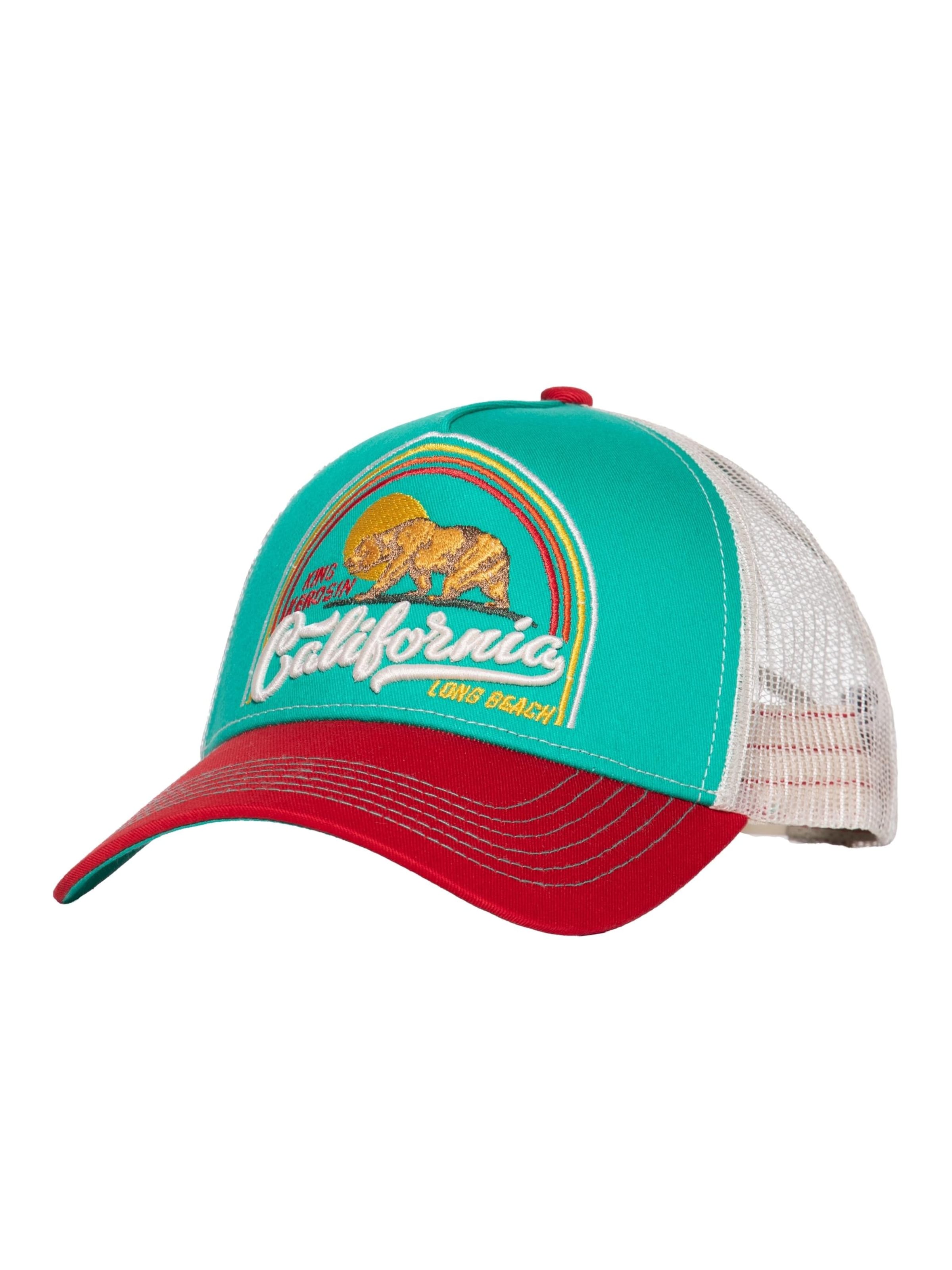 King Kerosin Cap 'California'‌ in Blau: Vorderseite