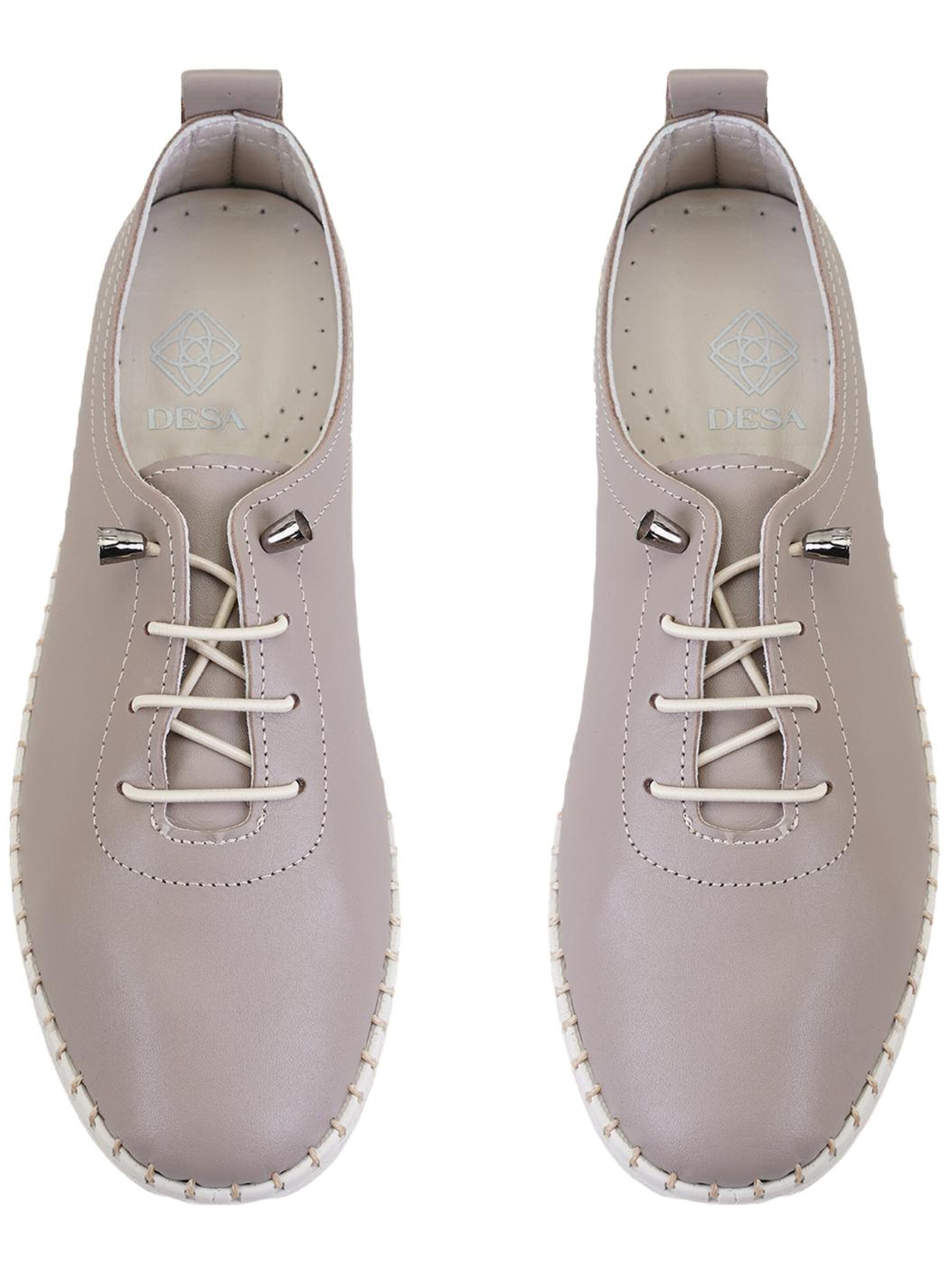 Chaussure basse 'Schnürschuhe' Desa en marron