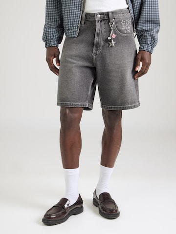 HOLLISTER Baggy Джинсы в Черный: спереди