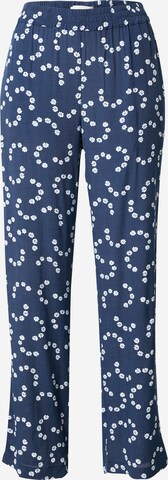 ICHI Regular Trousers 'MARGUERITE' in Blue: front