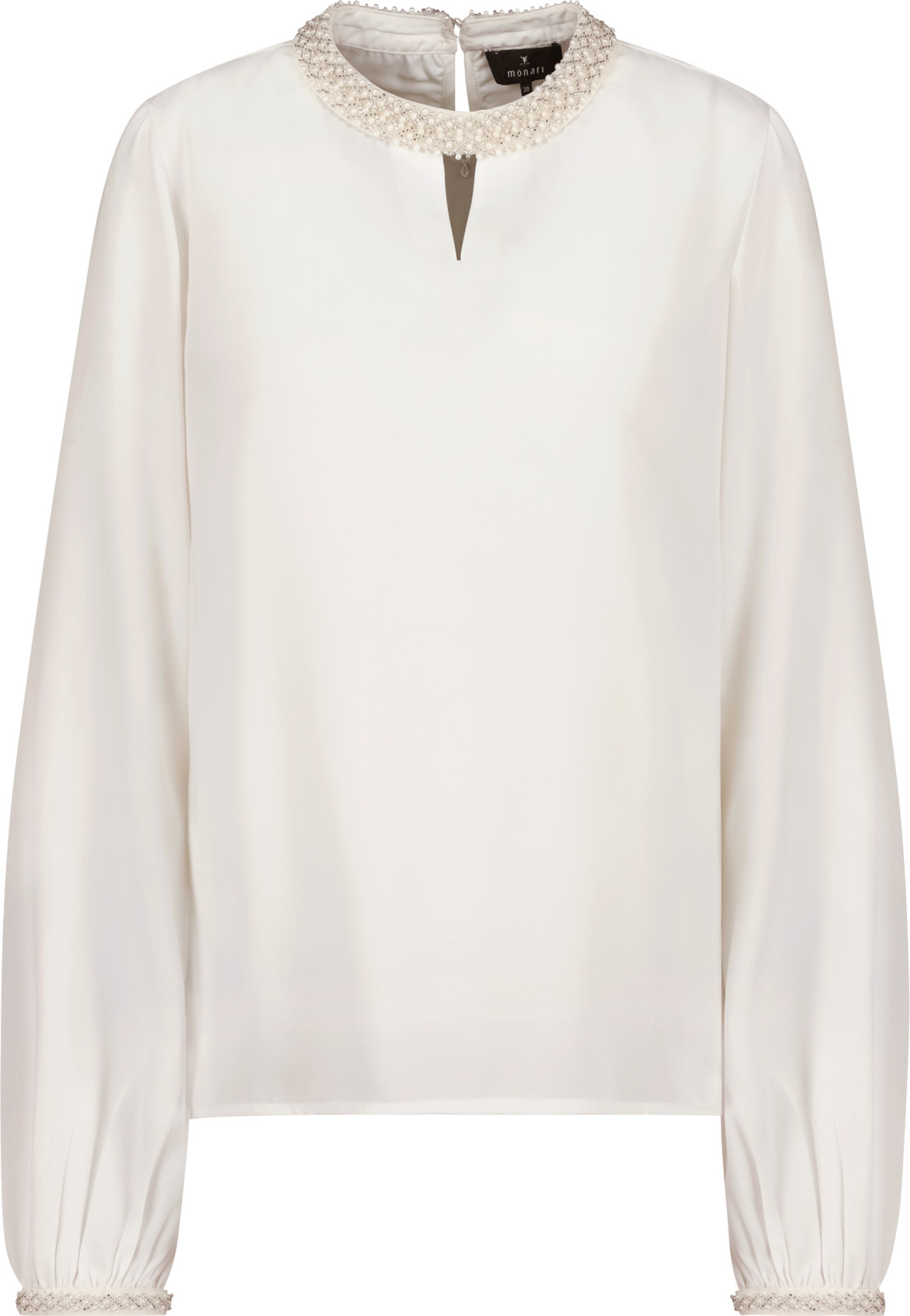 monari Blouse 'Georgette' in White: front