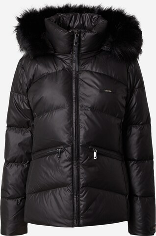 Veste d’hiver 'ESSENTIAL' Calvin Klein en noir : devant