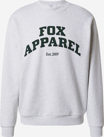 DAN FOX APPAREL Sweatshirt 'Rocco Heavyweight' in Grey: front