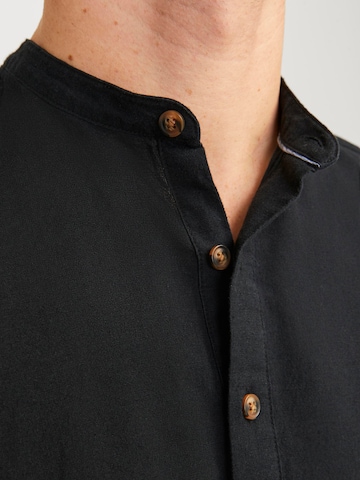 JACK & JONES - Regular Fit Camisa 'Summer' em preto