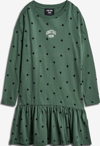 Robe SOMETIME SOON en vert : devant