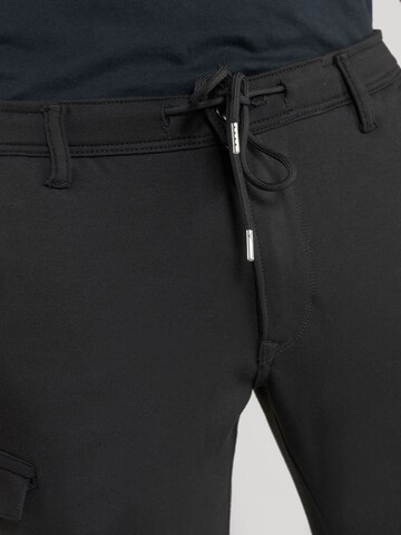 Regular Pantalon cargo 'Thomas' Le Temps Des Cerises en noir