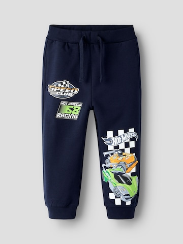 Effilé Pantalon 'Hot Wheels' NAME IT en bleu