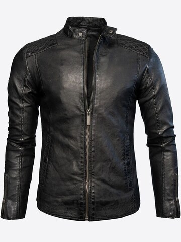 Crone Between-Season Jacket 'NERO' in Black: front