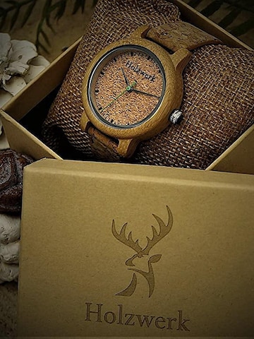 Holzwerk - Reloj analógico 'HILDEN' en marrón